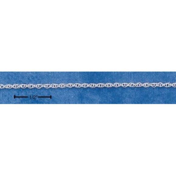925 Sterling Silver Rope Chain - 1.5mm - 16" - NEW - Picture 14 of 14